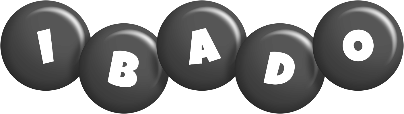 Ibado candy-black logo
