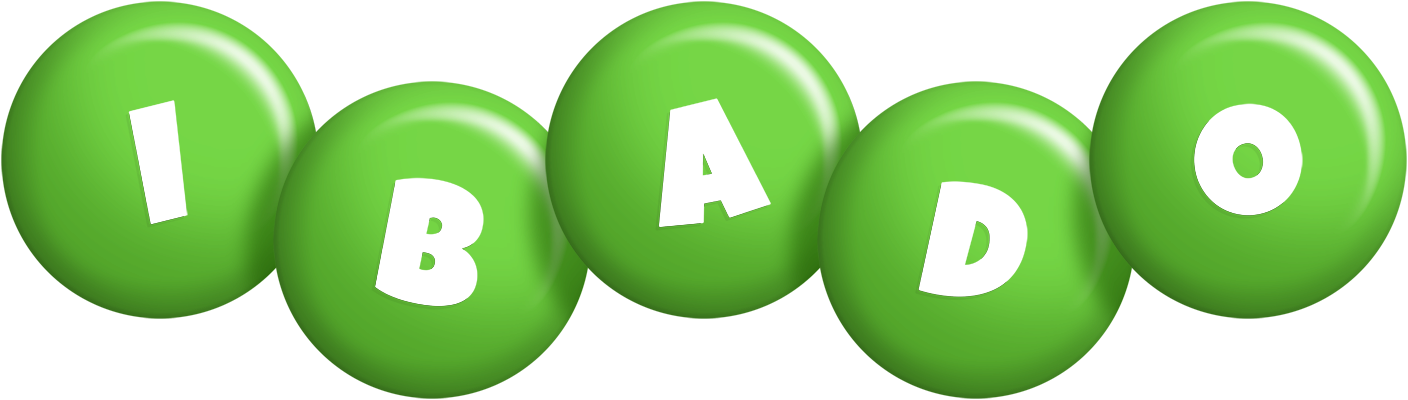 Ibado candy-green logo