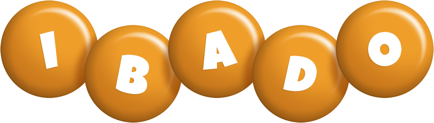 Ibado candy-orange logo