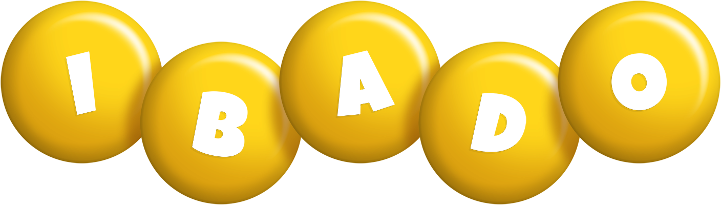 Ibado candy-yellow logo