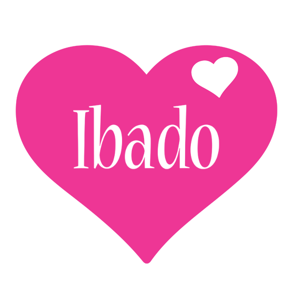 Ibado love-heart logo