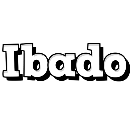 Ibado snowing logo