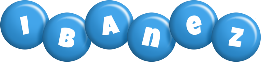 Ibanez candy-blue logo