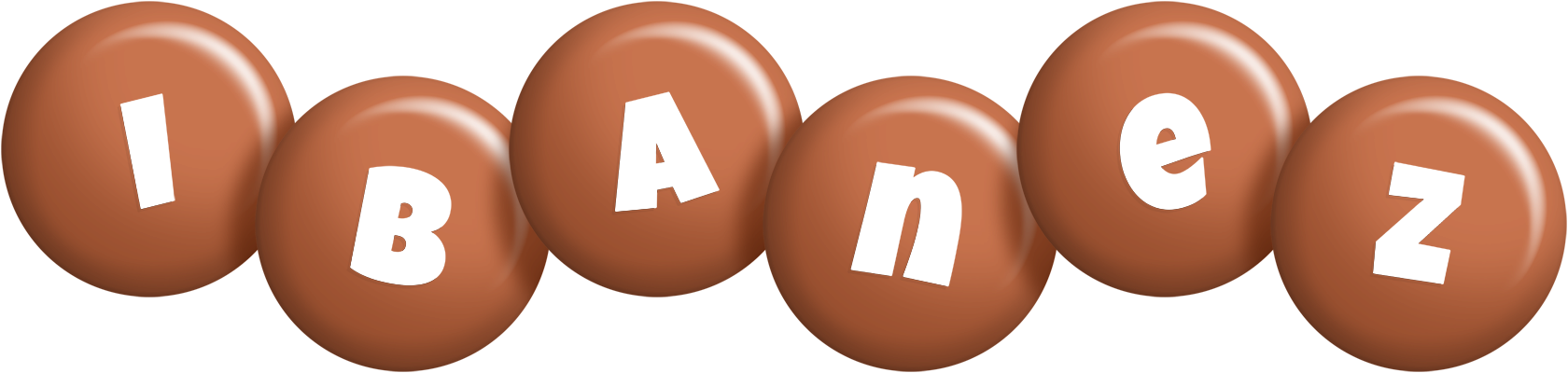 Ibanez candy-brown logo