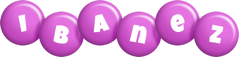 Ibanez candy-purple logo