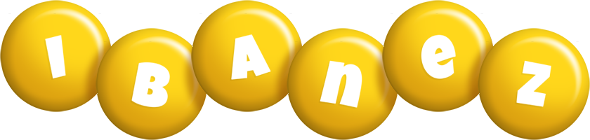 Ibanez candy-yellow logo