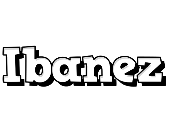 Ibanez snowing logo