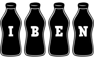 Iben bottle logo