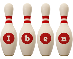 Iben bowling-pin logo