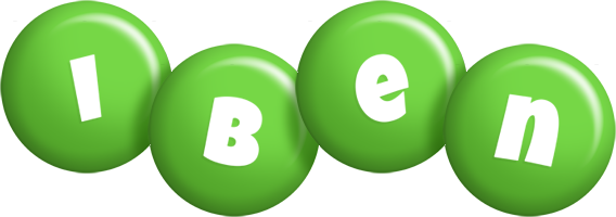 Iben candy-green logo