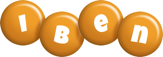 Iben candy-orange logo