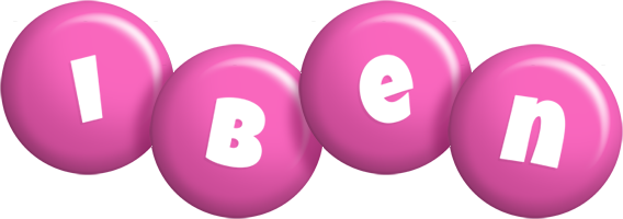 Iben candy-pink logo