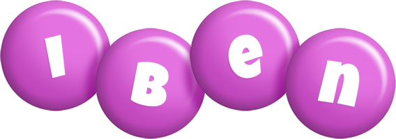 Iben candy-purple logo