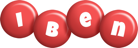 Iben candy-red logo