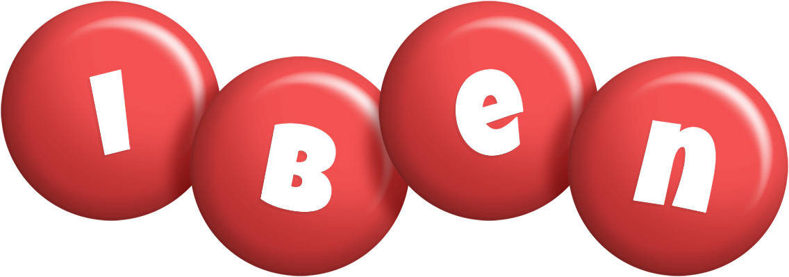 Iben candy-red logo