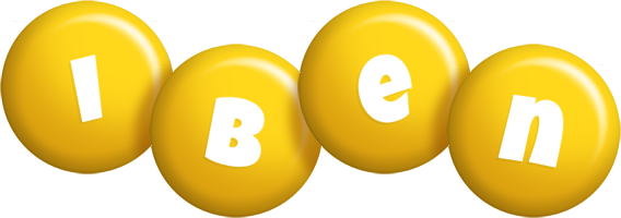 Iben candy-yellow logo