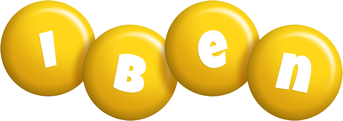 Iben candy-yellow logo