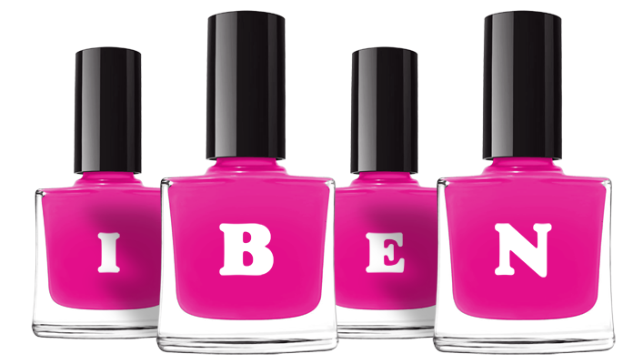 Iben nails logo