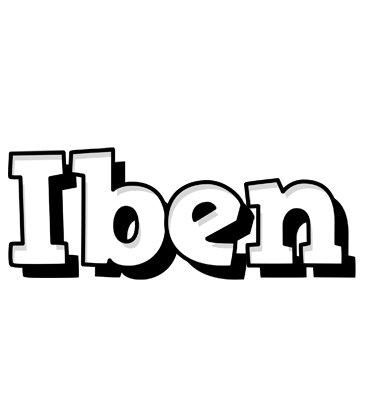 Iben snowing logo