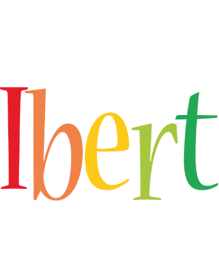 Ibert birthday logo