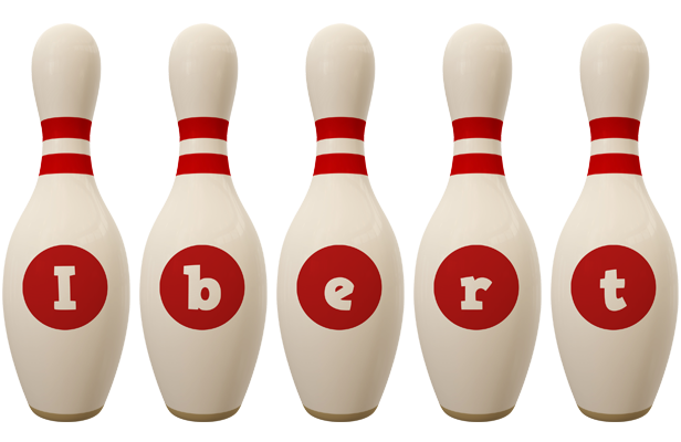 Ibert bowling-pin logo
