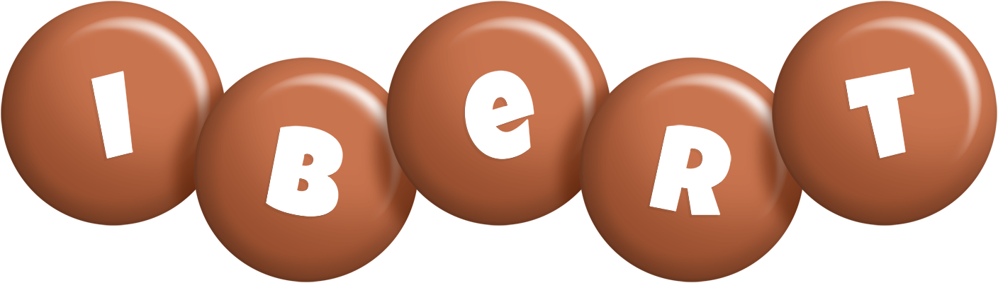 Ibert candy-brown logo