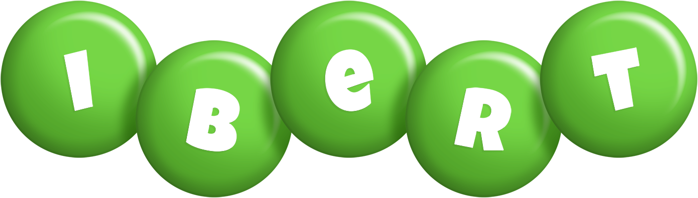 Ibert candy-green logo