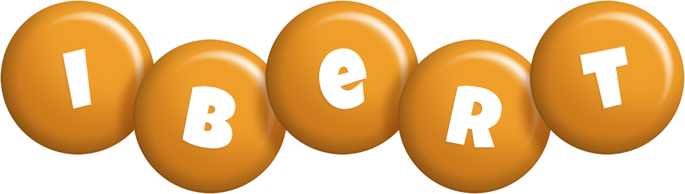 Ibert candy-orange logo
