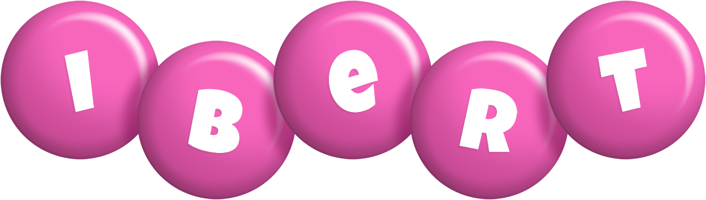 Ibert candy-pink logo