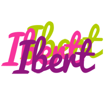 Ibert flowers logo