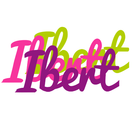 Ibert flowers logo