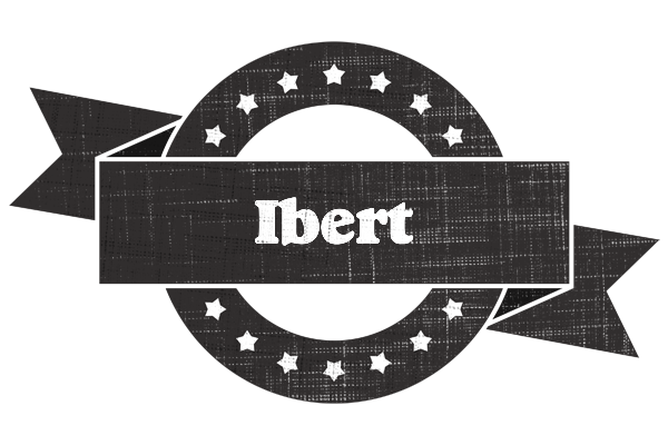 Ibert grunge logo