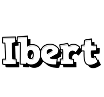 Ibert snowing logo