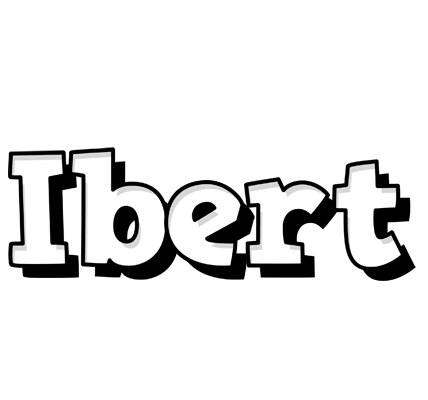 Ibert snowing logo
