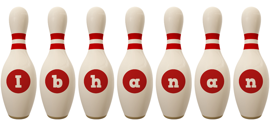 Ibhanan bowling-pin logo