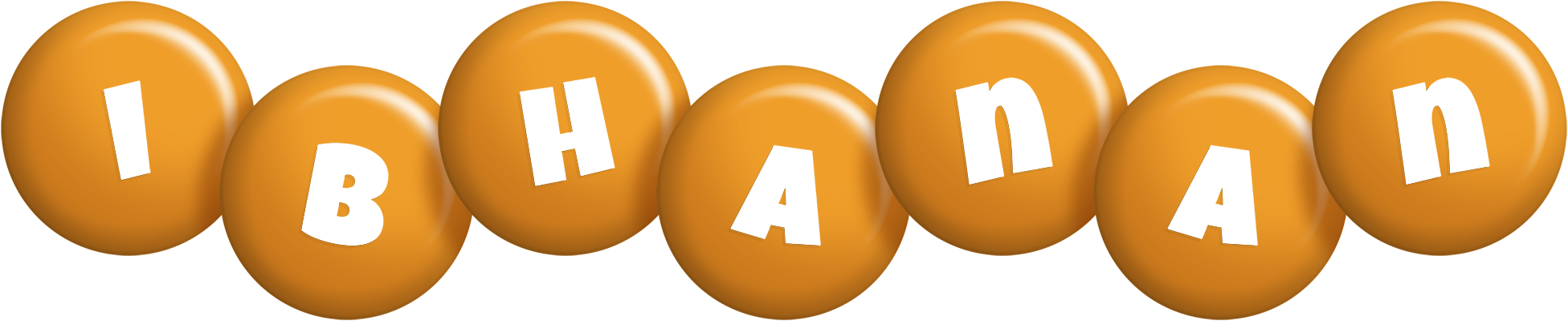 Ibhanan candy-orange logo