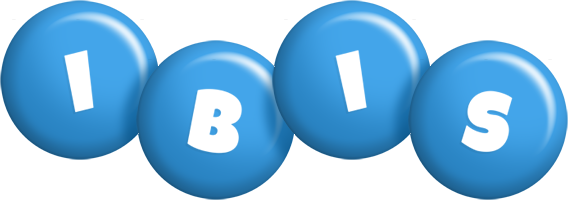 Ibis candy-blue logo