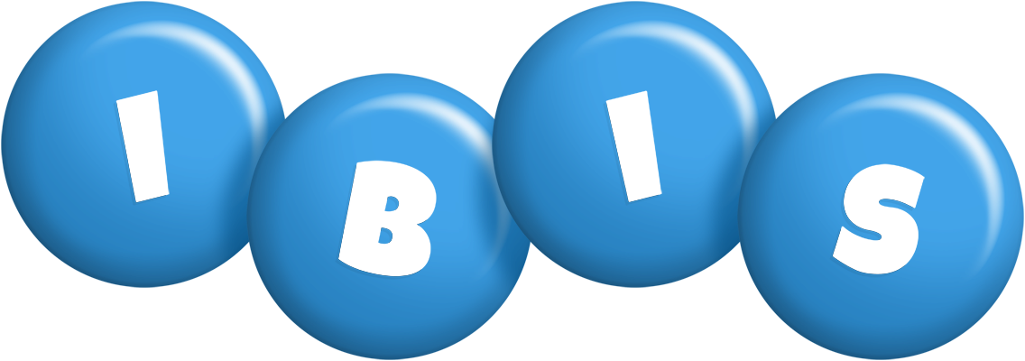 Ibis candy-blue logo