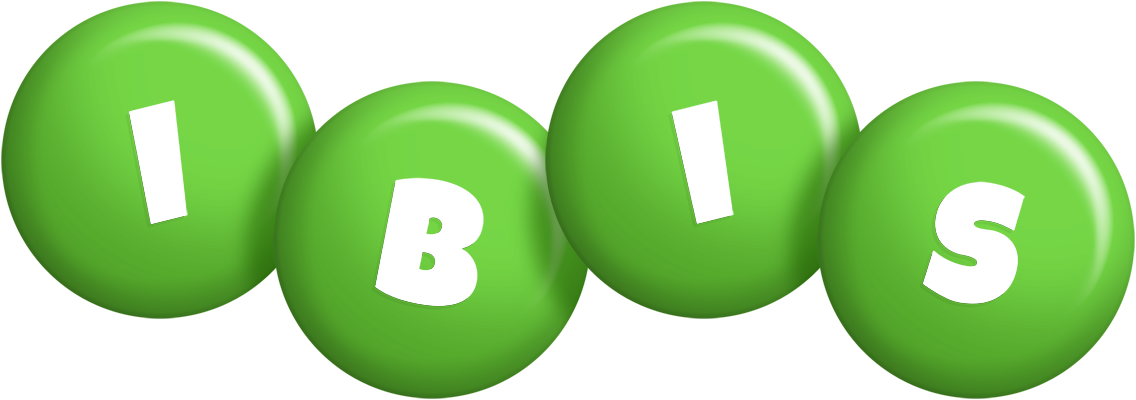 Ibis candy-green logo