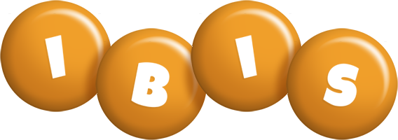 Ibis candy-orange logo