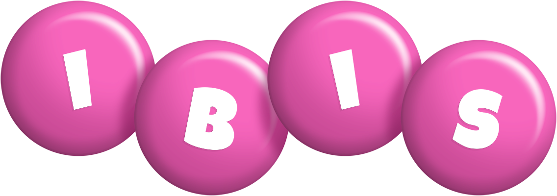 Ibis candy-pink logo