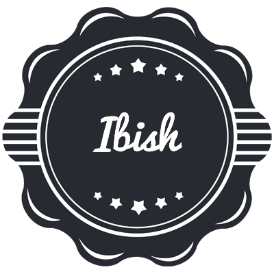 Ibish badge logo