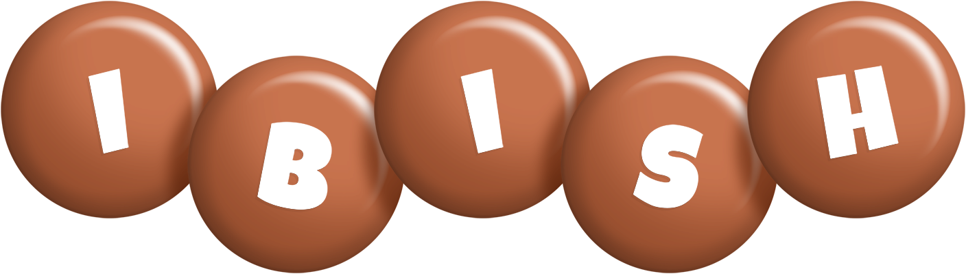 Ibish candy-brown logo