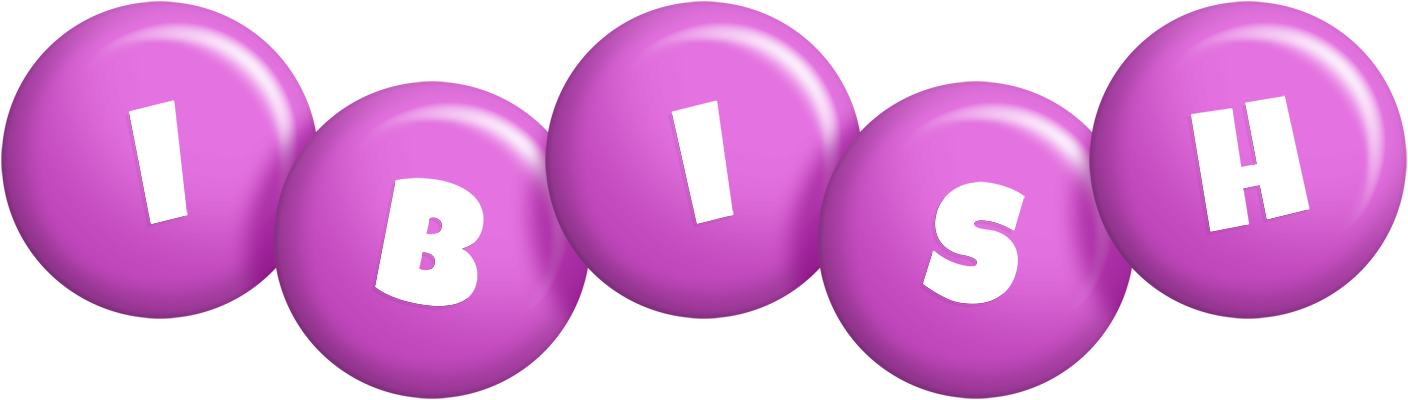 Ibish candy-purple logo