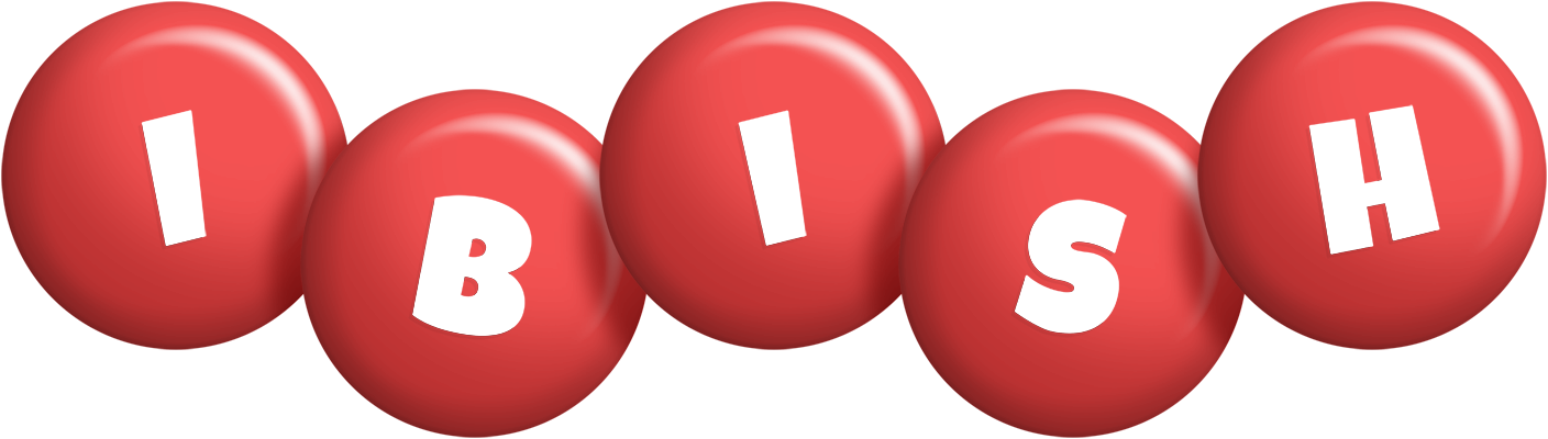 Ibish candy-red logo