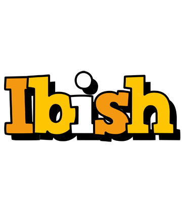 Ibish cartoon logo