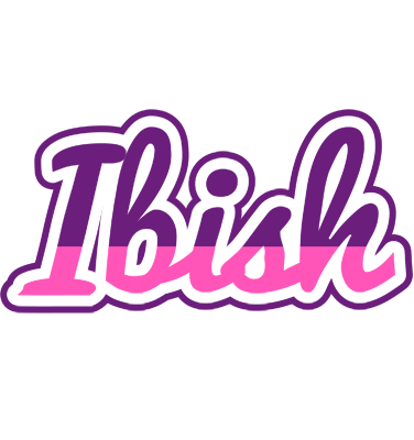 Ibish cheerful logo