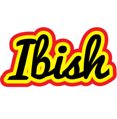 Ibish flaming logo