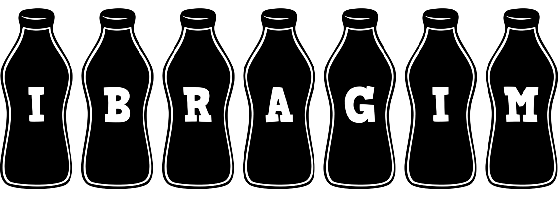 Ibragim bottle logo