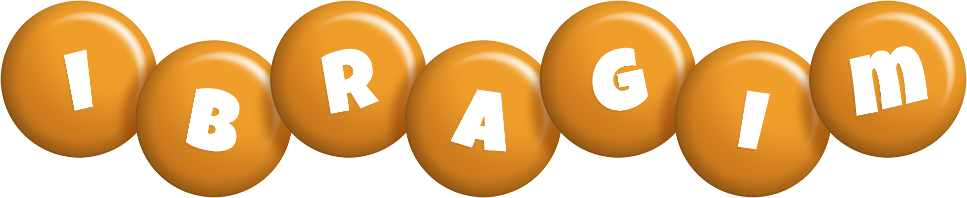 Ibragim candy-orange logo